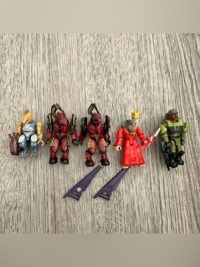 Mega Bloks Halo 97521 Hierarchs Shadow Convoy Minifigures